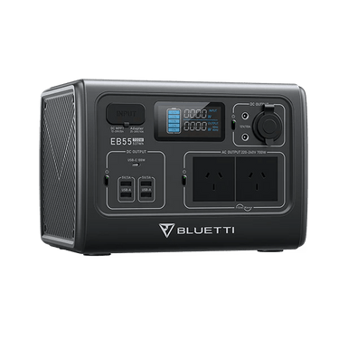 Buy BLUETTI EB55 Portable Power Station (700W 537Wh) - Mud Tracks
